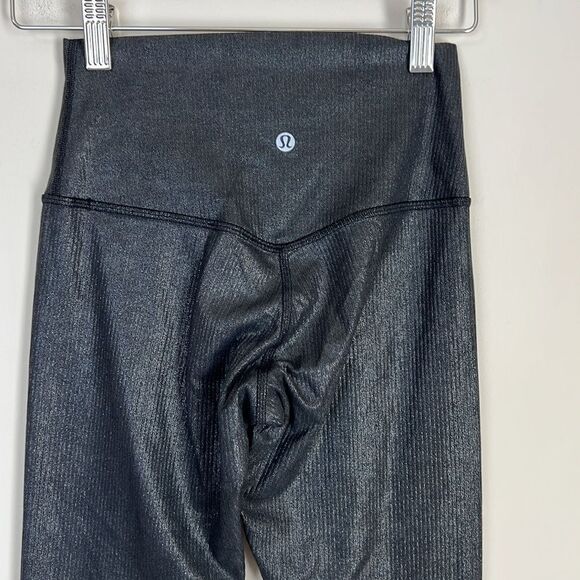 Lululemon Align Ribbed High-Rise Legging 28" Shine Sz 4 2024 Style - Picture 6 of 12